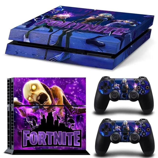 Protective self-adhesive cover for Fortnite-printed game controllers TN-PS4-6941