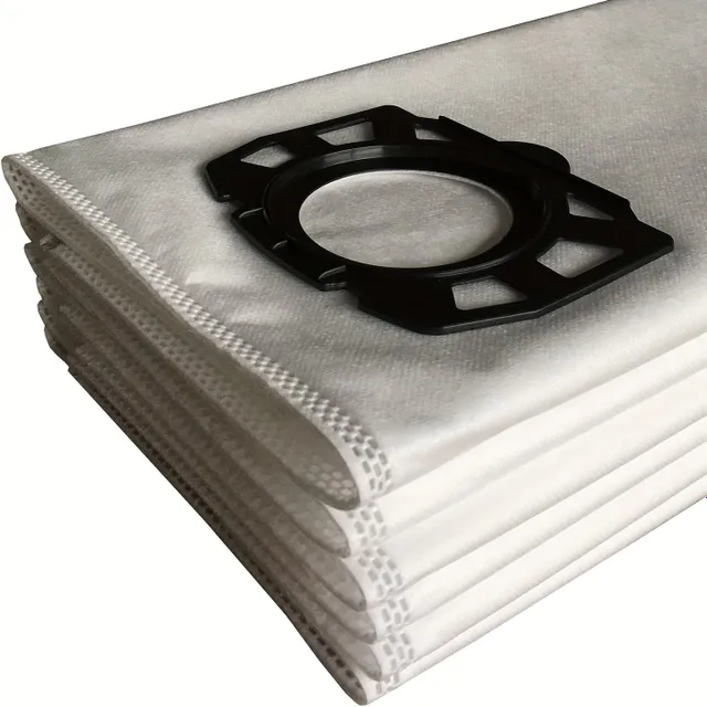 Spare filter bags made of fleece (10 packs) suitable for Kärcher WD4 WD5 WD5/P MV4 MV5 MV6 wet and dry vacuum cleaners - replacement for Kärcher 2.863-006.0