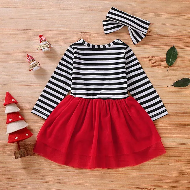 Children's Christmas trendy dress Santa