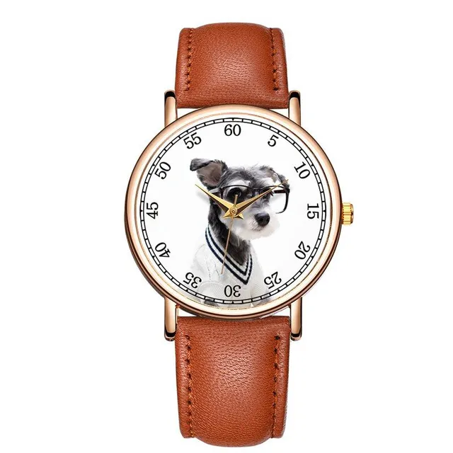 Stylish watch with animal motif Cassie