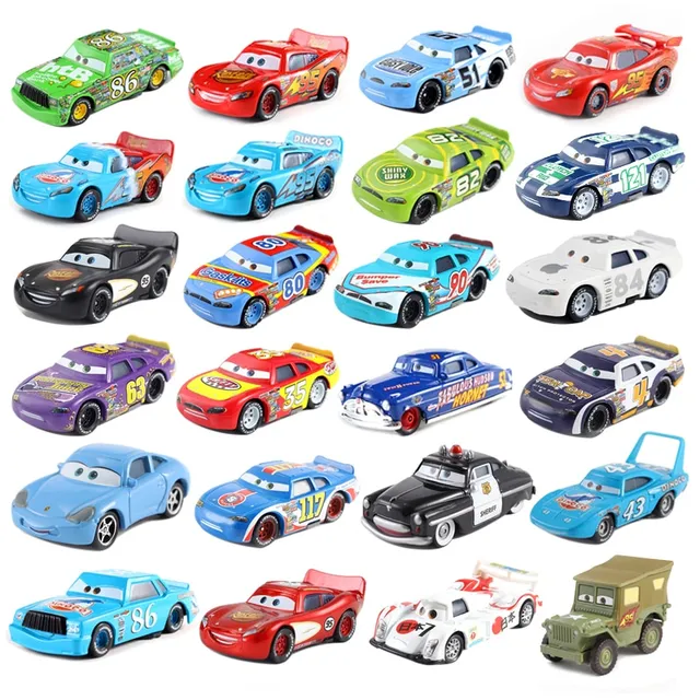Samochody dla dzieci z motywem postaci z filmu Cars