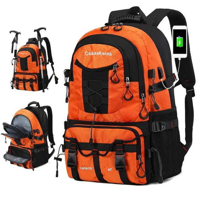 Men's waterproof backpack for travel, climbing, hiking and outdoor sports