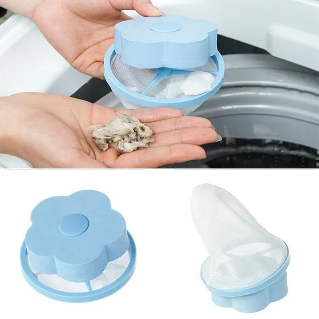 Hair, dirt and lint trap for washing machine