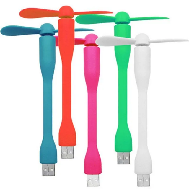 Prenosný ventilátor pre pripojenie USB v rôznych farebných variantoch Ciryl