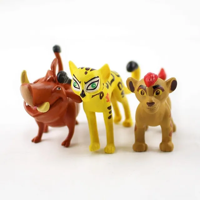 Children's figurines from the Lion King fairy tale