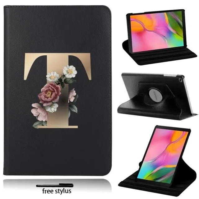 Samsung Galaxy tablet case with initial