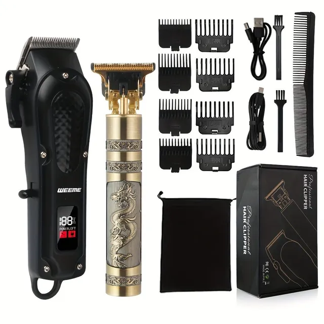 Tondeuse professionnelle sans fil pour homme T-Blade