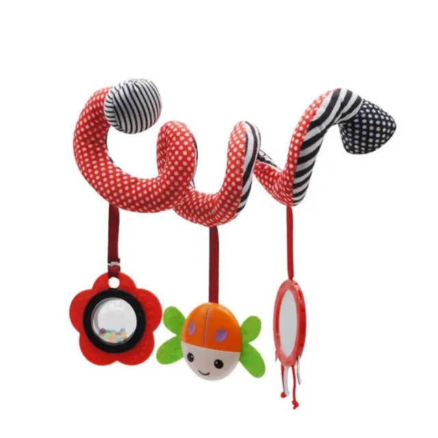 Baby rattle toy for visual training of children for cot and stroller