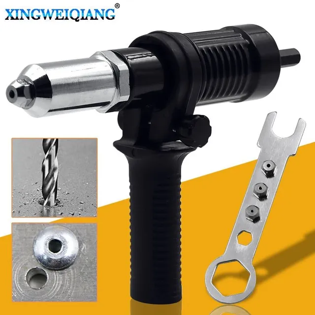 Elektryczne narzędzie do nitowania Nut Gun Cordless Rivet Drill Adapter Nut Insert Tool Multifunctional Nail Gun Auto Rivet