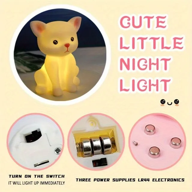 Nightlight pussy with eye protection