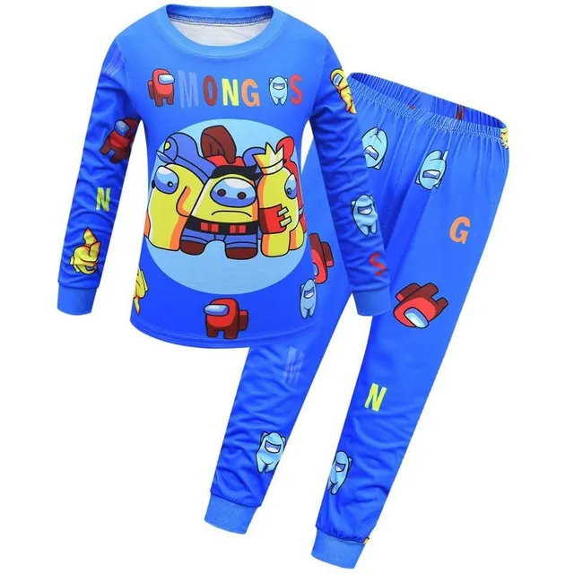 Children's comfortable two-piece pajamas Among us