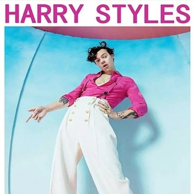 Poster with British pop singer Harry Styles