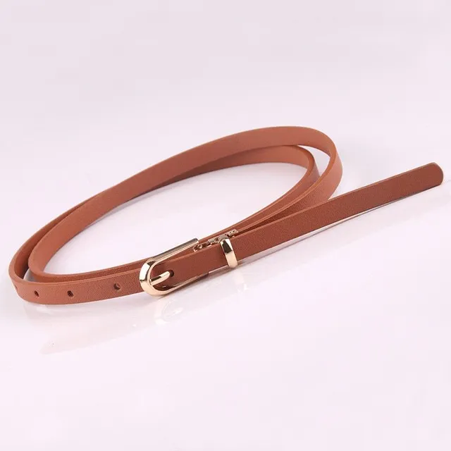 Ladies narrow elegant belt