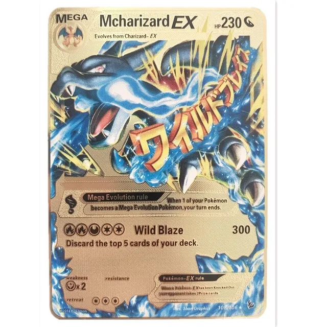 Metal Collector Card Pokemon - pcs legendary card Braelan 1