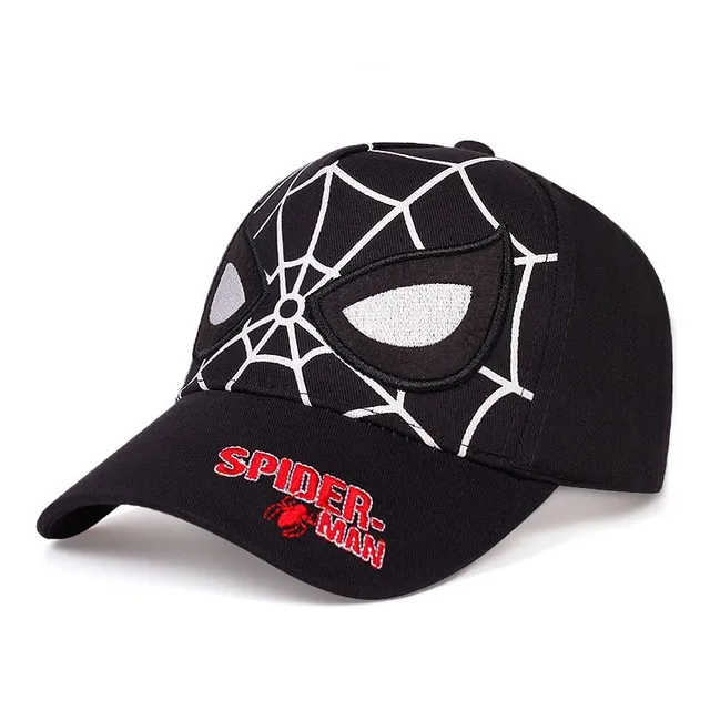 Children's adjustable cap with Spiderman motif