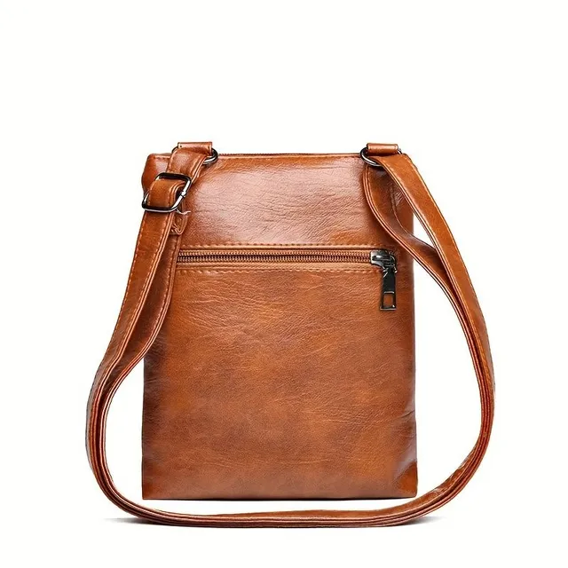 Vielseitige Crossbody Messenger Tasche mit mehreren Fächern - Telefon- und Münzablagen