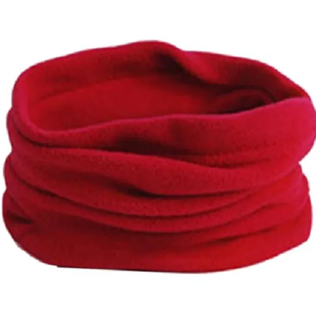 Unisex winter neck warmer and cap 2in1 - 14 colours cervena