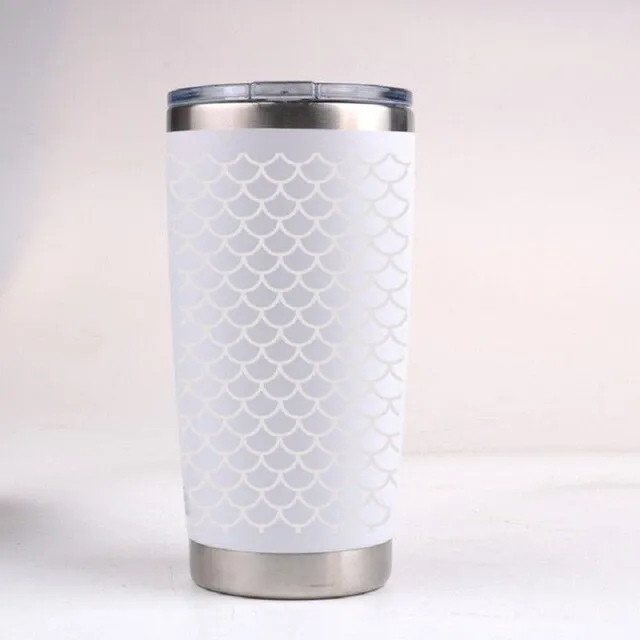 Thermo mug with mosaic