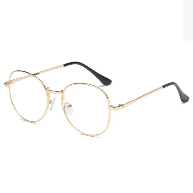 Stylové retro brýle Falty gold-2
