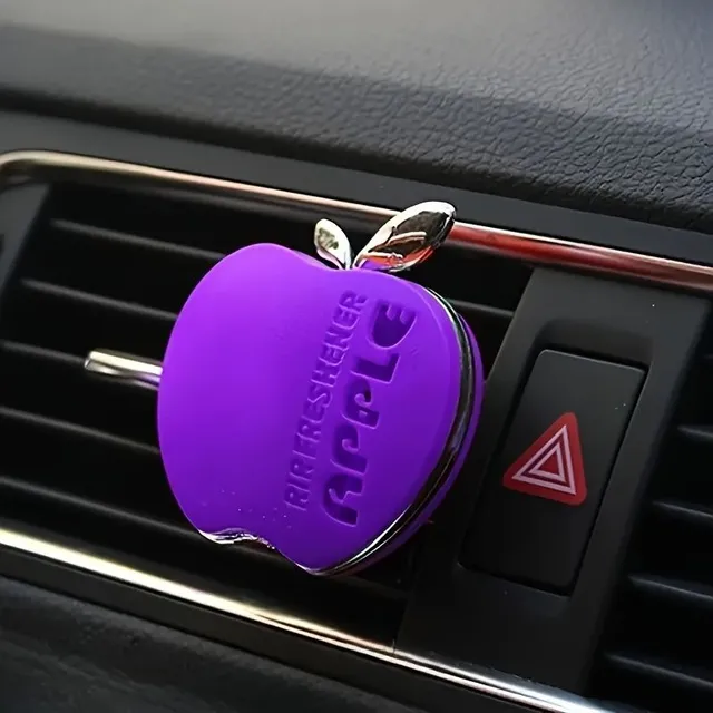 Car air freshener with an apple scent and essential oil diffuser