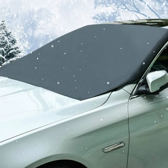 Magnetic car screen against frost and sun