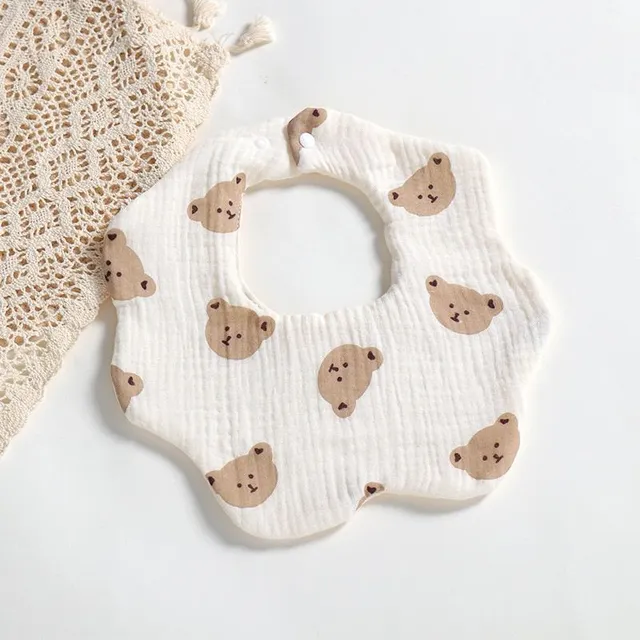 Baby cotton bib - various motifs