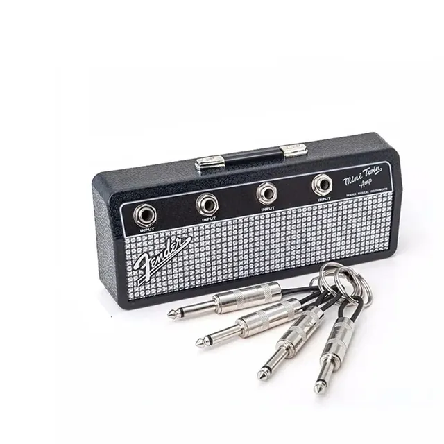 Praktický a stylový držák na klíče - vnese do vašeho domova nádech rockové muziky