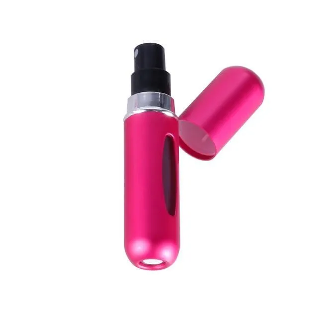 Mini parfümös üveg 5 ml matte hot pink