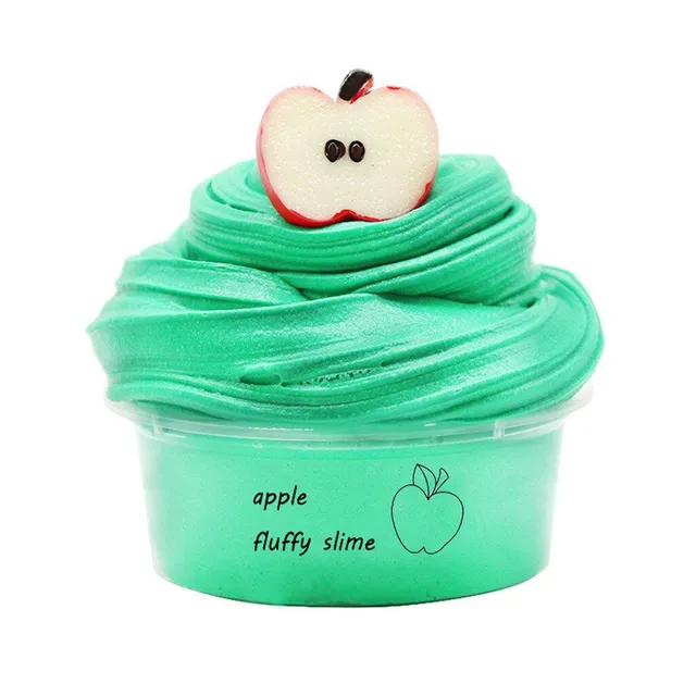 Anti-stress fluffy slime with decoration