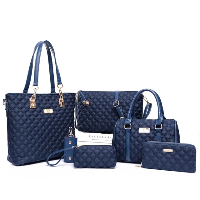 Large set of ladies handbags