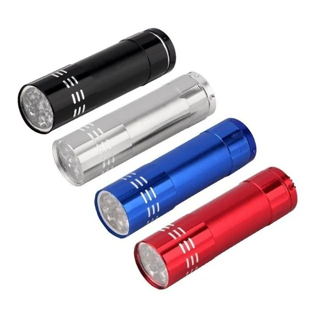Vrecková LED baterka s UV detektorom