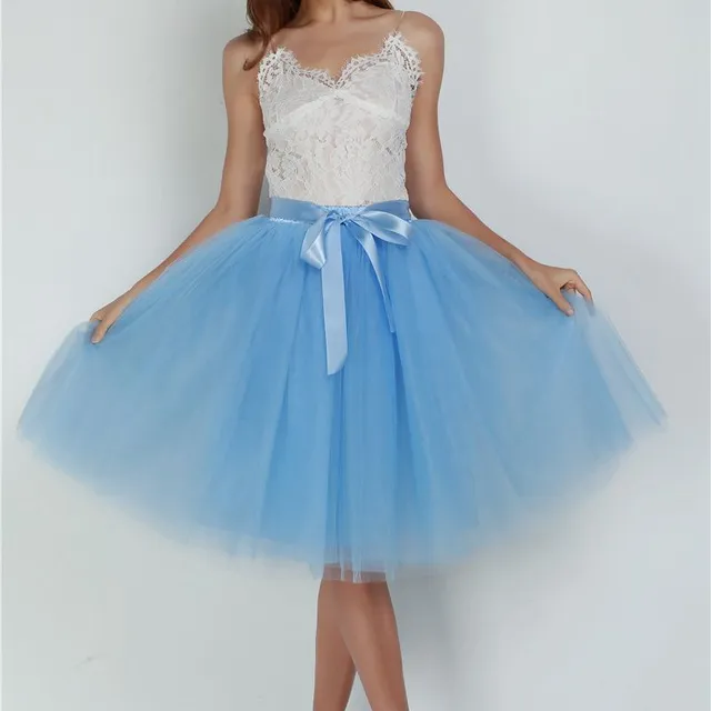 Women's Tulle Tutu Skirt with Bow