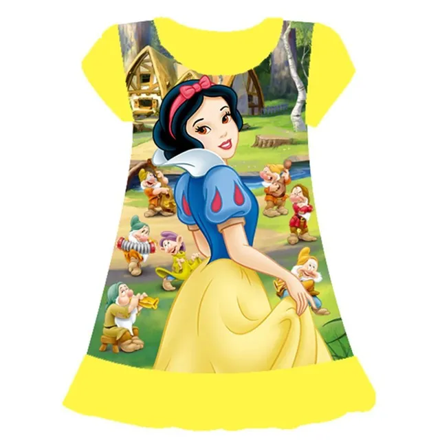 Princeznovská dívčí noční košile - Princess