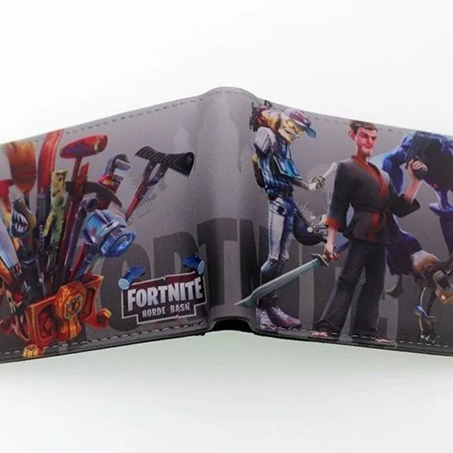 Stílusos pénztárca a motívum a népszerű játék Fortnite