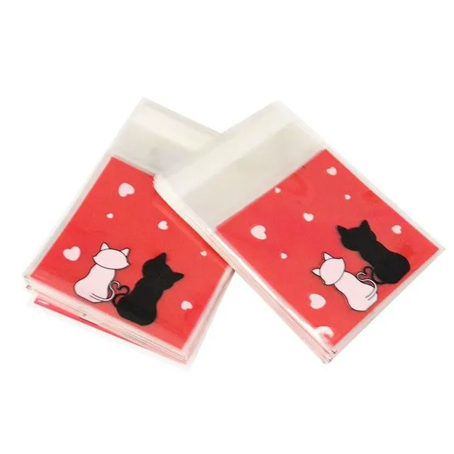 Gift bag for sweets with animal 50 pcs