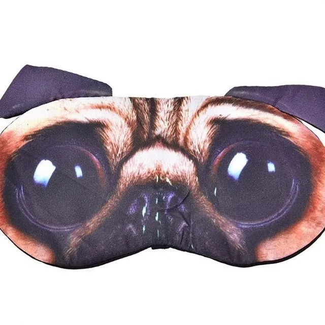 Roztomilá maska na oči s motívom mačky Topsy