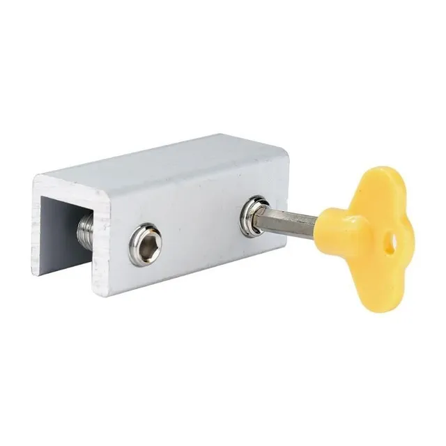 Adjustable safety lock for windows and doors