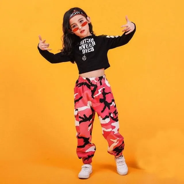 Kids clothes for hip hop dance