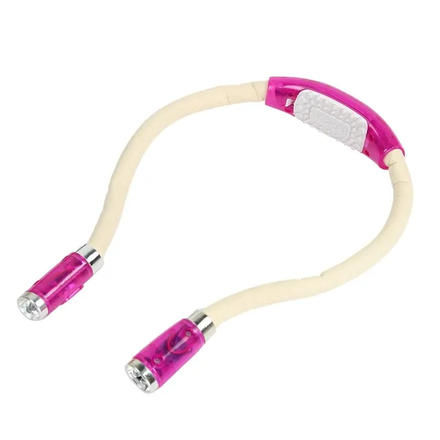 LED lights on the neck - for reading and working pink