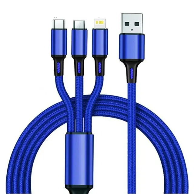 3v1 Rapid charging cable for all types of mobile phones