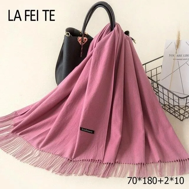 Ladies' cashmere scarf 39 70x180