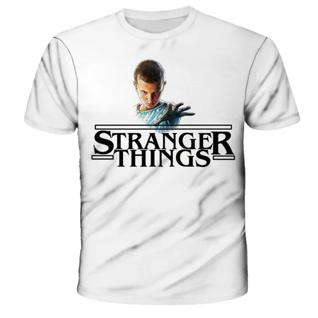 Dětské designové tričko s potiskem Stranger Things