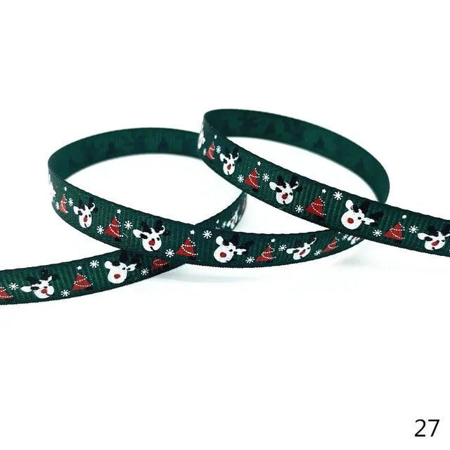 Christmas ribbon with print