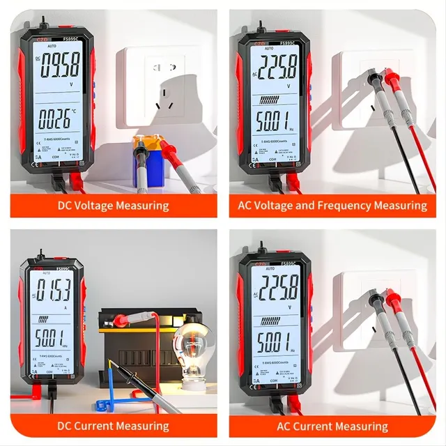 Super Overview Charging Multimeter 6000 Calculates Automatically Professional Easy Reading and Control