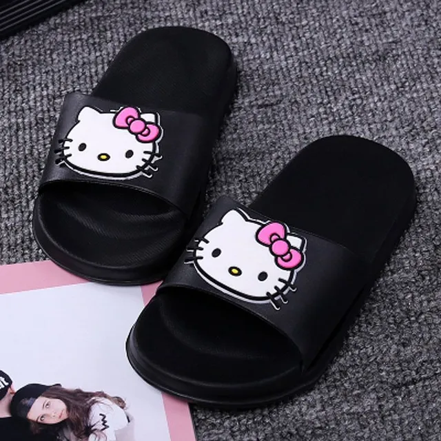 Dívčí letní pantofle s Hello Kitty
