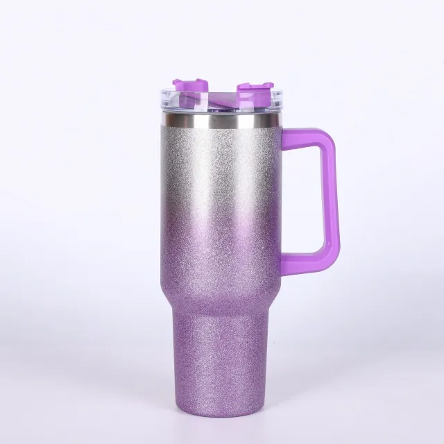 Stainless steel thermos 1200 ml with straw - Large capacity, double wall, keeps temperature