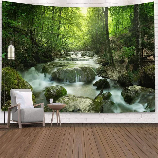 Wall tapestry with nature theme