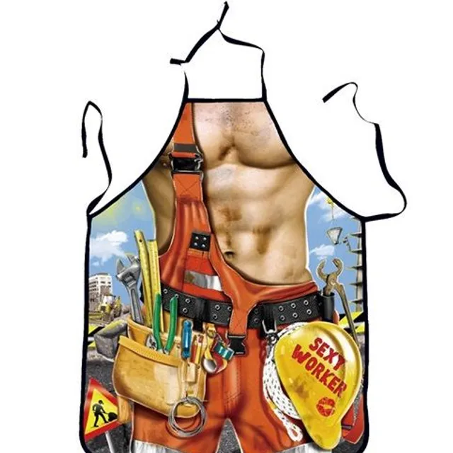 Printed kitchen apron - 16 variants