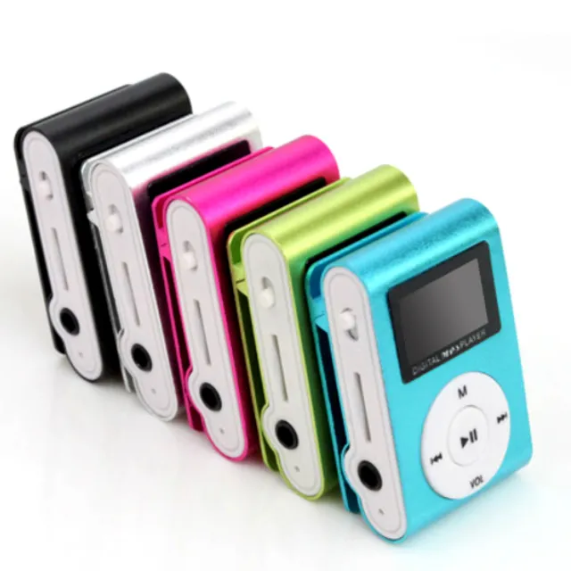 MP3 prehrávač + USB kábel - 5 farieb