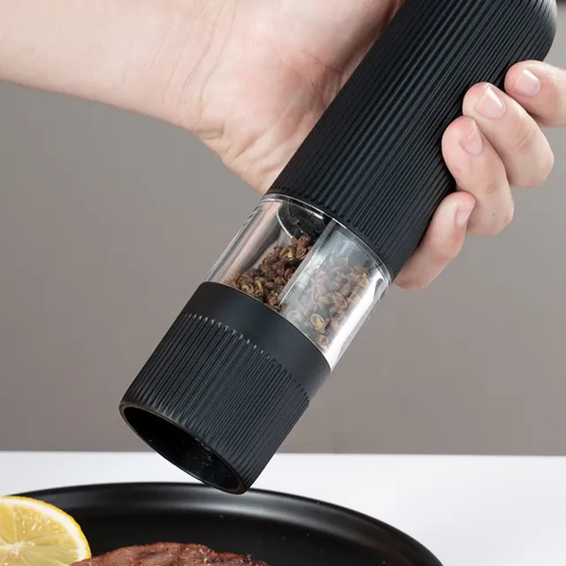 Fashion electric spice grinder - black